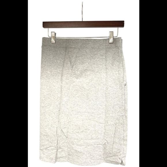 Denim & Co. Active French Terry Skort Light Gray - Regular - Picture 1 of 1